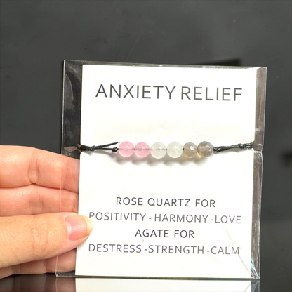 Tranquil Vibes: Beaded Anxiety Relief Bracelet - Your Stylish Stress Buddy!