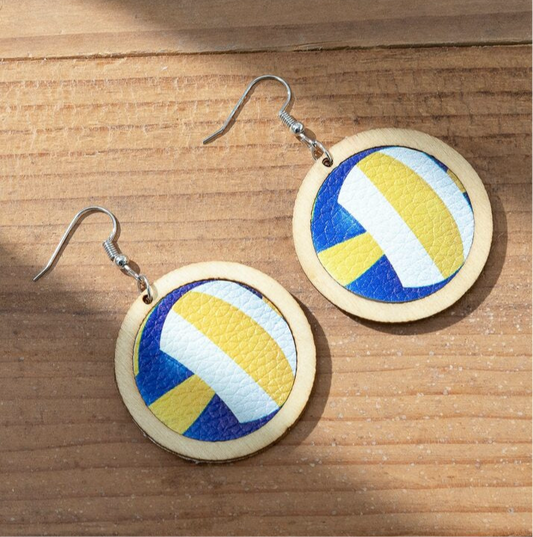 Serve Up Style with Our Volleyball Dangle Earrings! 🏐