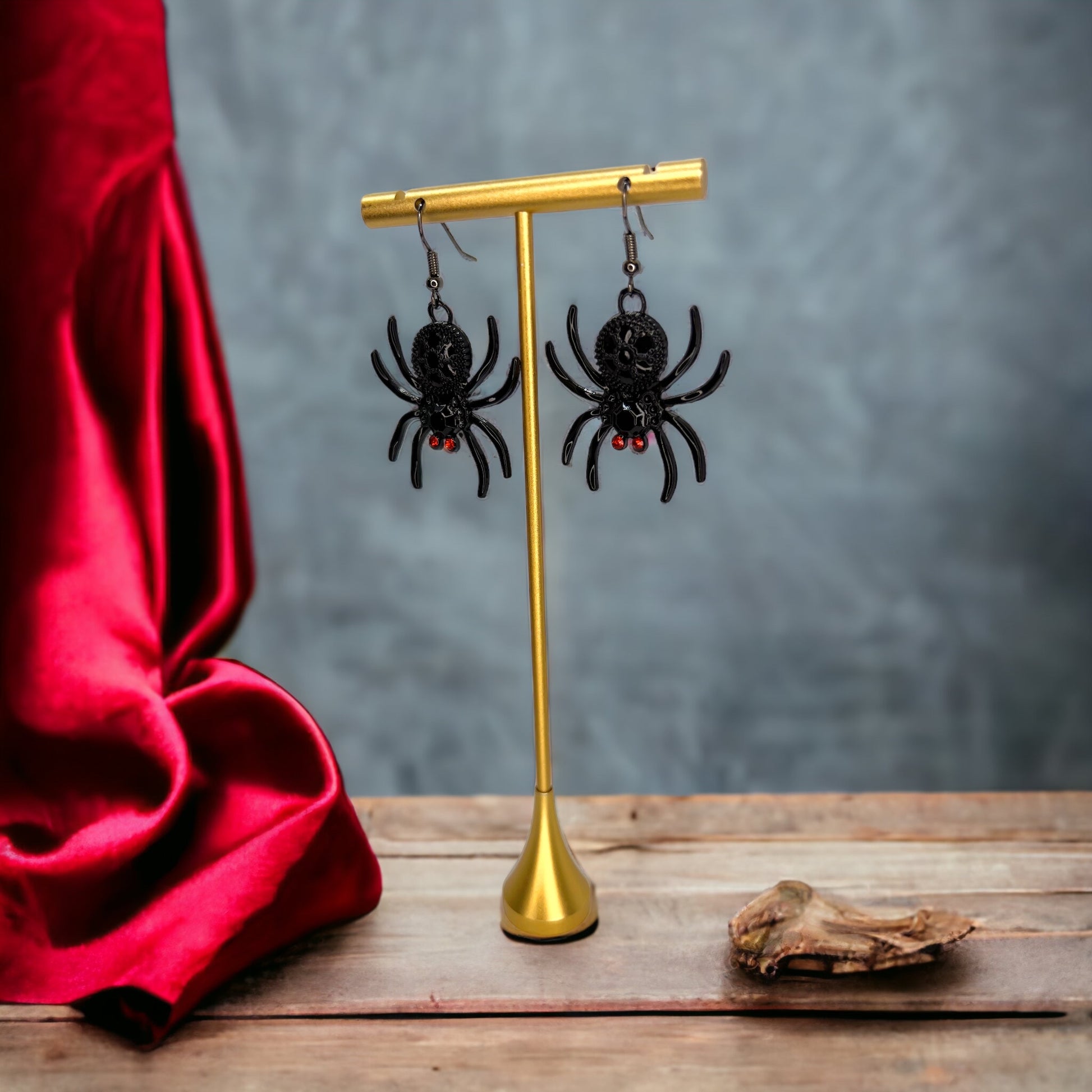 Spook-tacular Spider Dangle Earrings – Your Ultimate Halloween Glam! - Rhythms of Grace Creative
