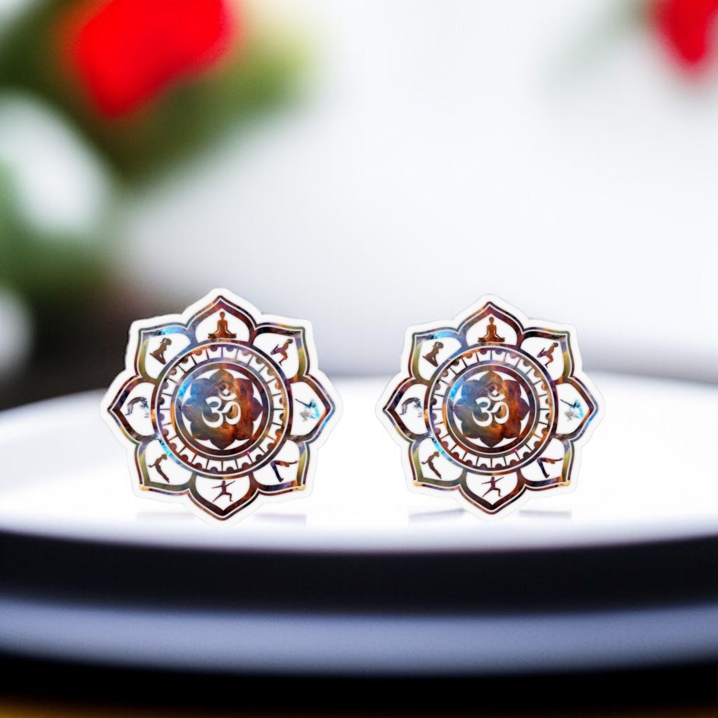 Zen Vibes Only: Yoga Stud Earrings for the Yogi in You!
