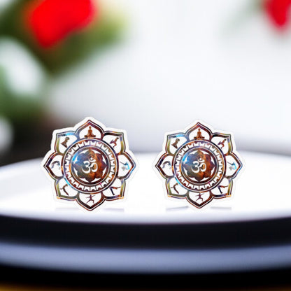 Zen Vibes Only: Yoga Stud Earrings for the Yogi in You!