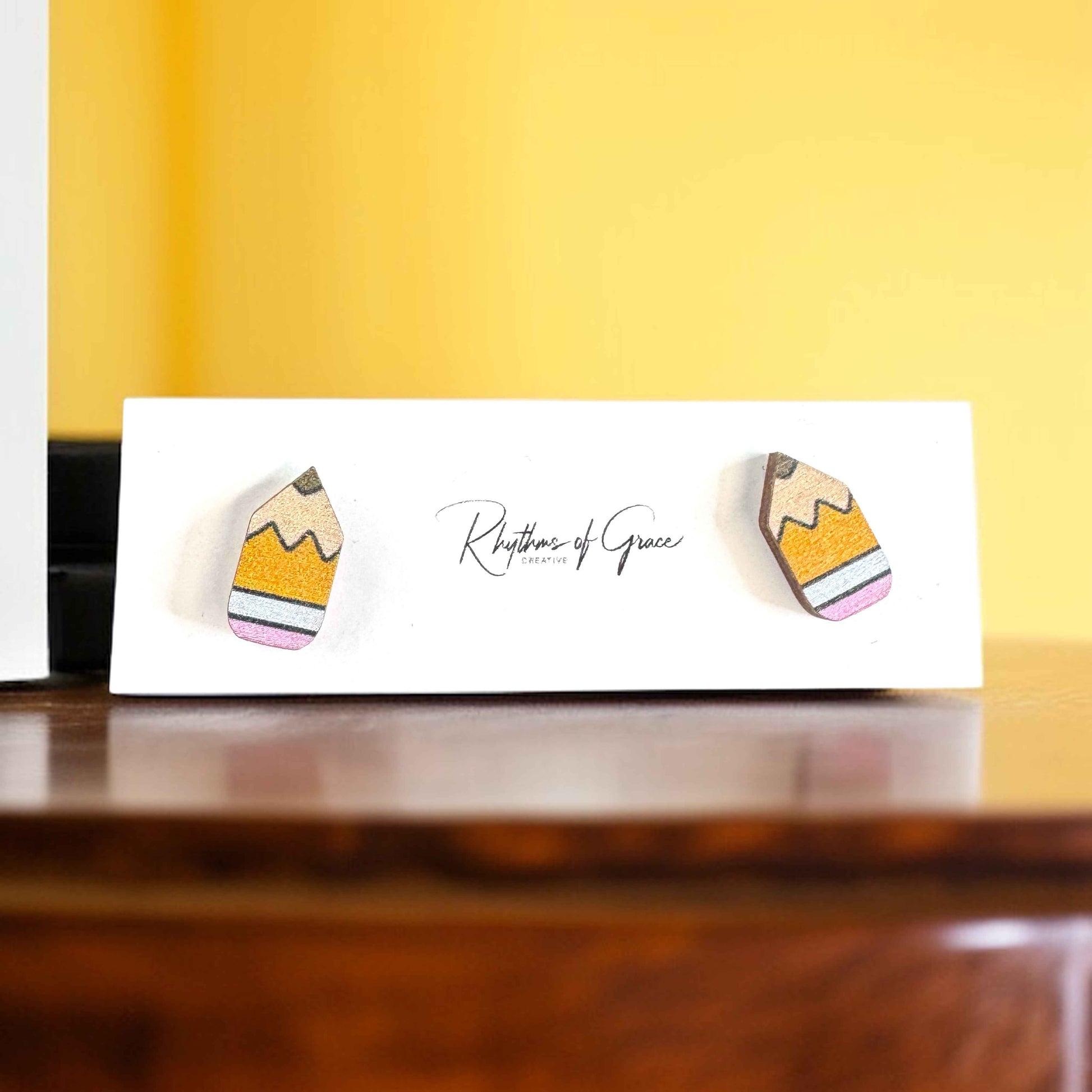 Pencil Me In: A+ Teacher Earrings That Write Style!