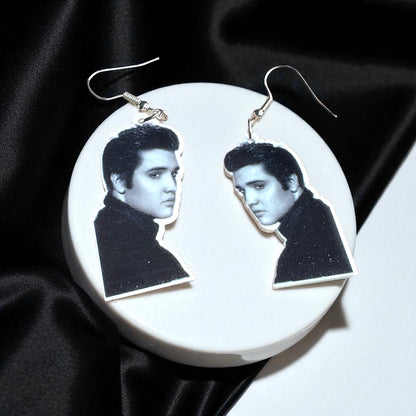 Rock Your Style: Elvis Presley Dangle Earrings - 12 Iconic Designs! 🎸