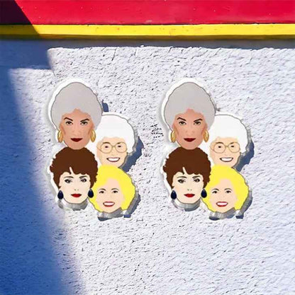 Stay Golden – Golden Girls Earrings for Fierce, Fabulous Fans 🌴