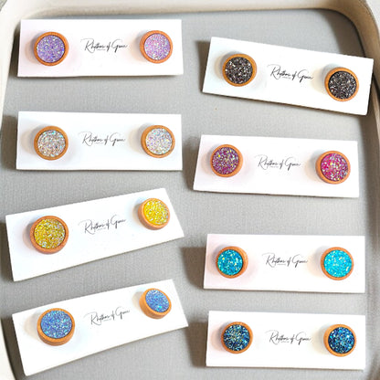 Sparkle & Shine: Faux Druzy Stud Earrings! ✨