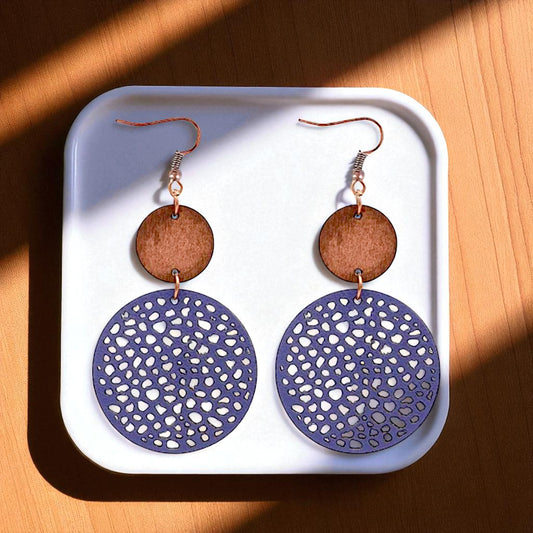 Boho Blues – Earthy-Chic Dangle Earrings for Every Vibe