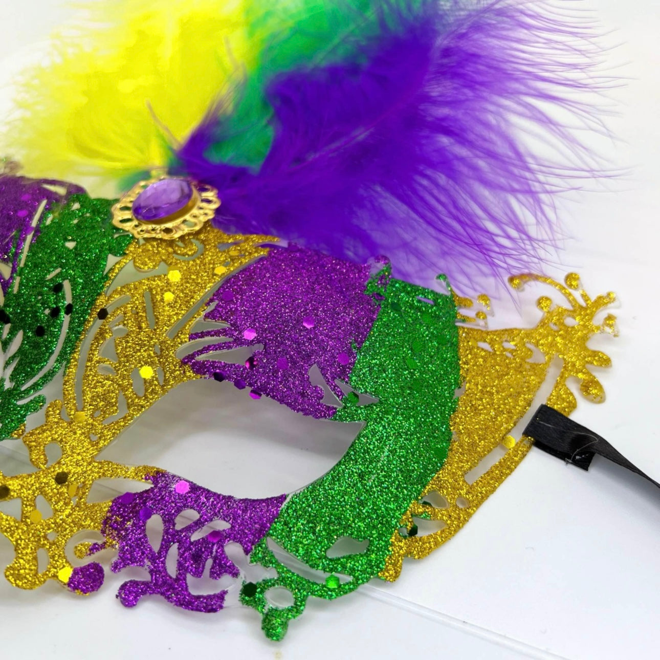 Sparkle & Shine: Dazzling Mardi Gras Masquerade Mask for Unforgettable Celebrations! - Rhythms of Grace Creative