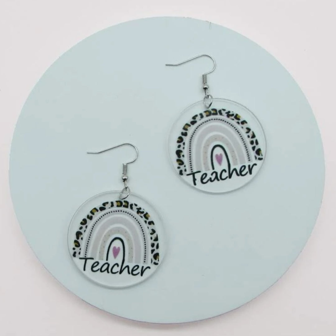 Teacher Earrings Collection: Show Your Passion for Teaching! 🍎 - Rhythms of Grace Creative