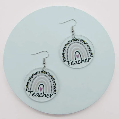 Teacher Earrings Collection: Show Your Passion for Teaching! 🍎 - Rhythms of Grace Creative