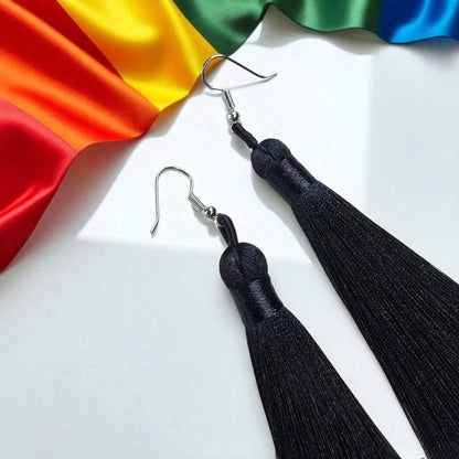 Tassel Power: Colorful Boho Dangle Earrings in 9 Vibrant Shades!