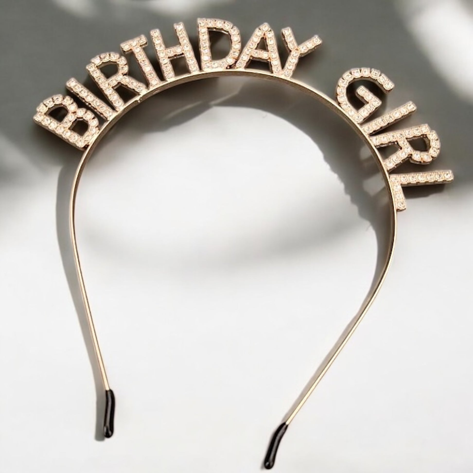 Birthday Headband - Rhinestone Headband, Rhinestone Headpiece, Birthday Headpiece, Birthday Party, It’s My Birthday - Rhythms of Grace Creative