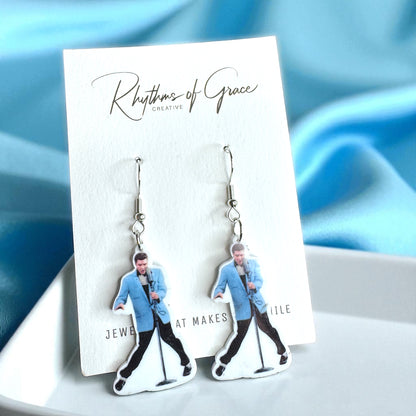 Rock Your Style: Elvis Presley Dangle Earrings - 12 Iconic Designs! 🎸