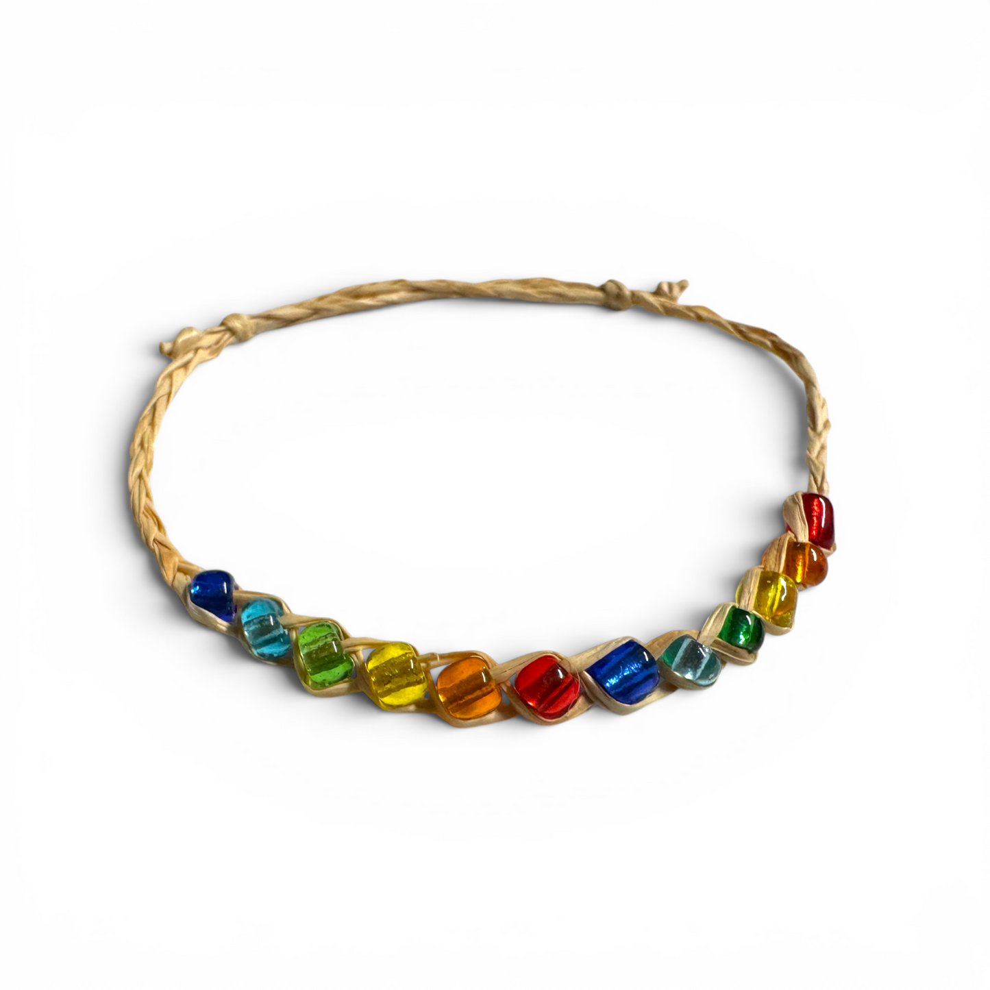 Rainbow Beaded Friendship Bracelet - The Perfect Accessory! 🌈