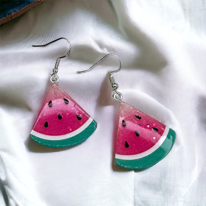 Juicy Watermelon Earrings - A Slice of Summer Fun! 🍉