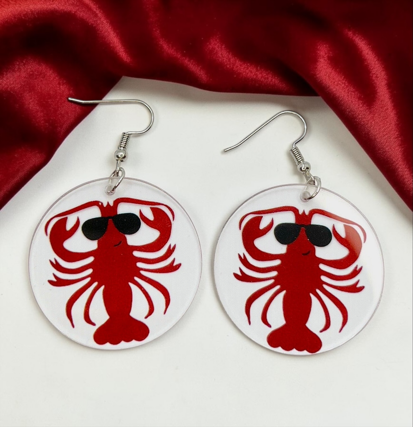 Crawfish Earrings - Add a Splash of Cajun Charm to Your Style! 🦞