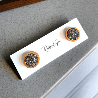 Sparkle & Shine: Faux Druzy Stud Earrings! ✨
