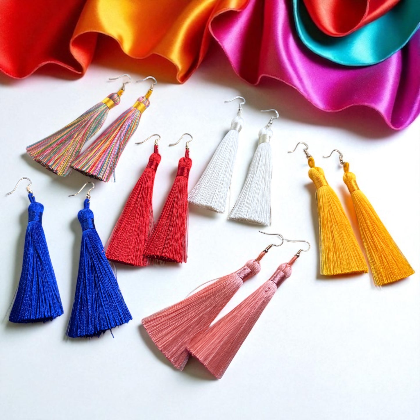 Tassel Power: Colorful Boho Dangle Earrings in 9 Vibrant Shades!