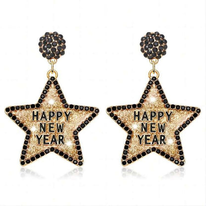 Sparkle Into the New Year with Star-Studded Earrings! 🌟