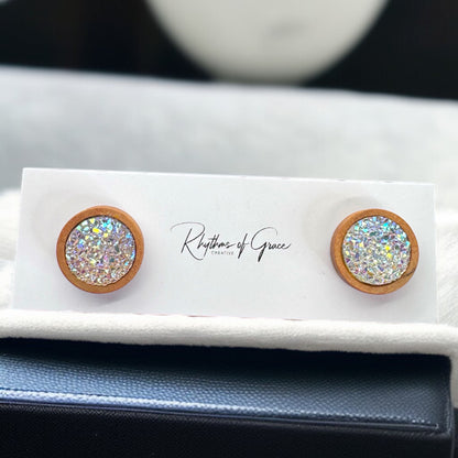 Sparkle & Shine: Faux Druzy Stud Earrings! ✨