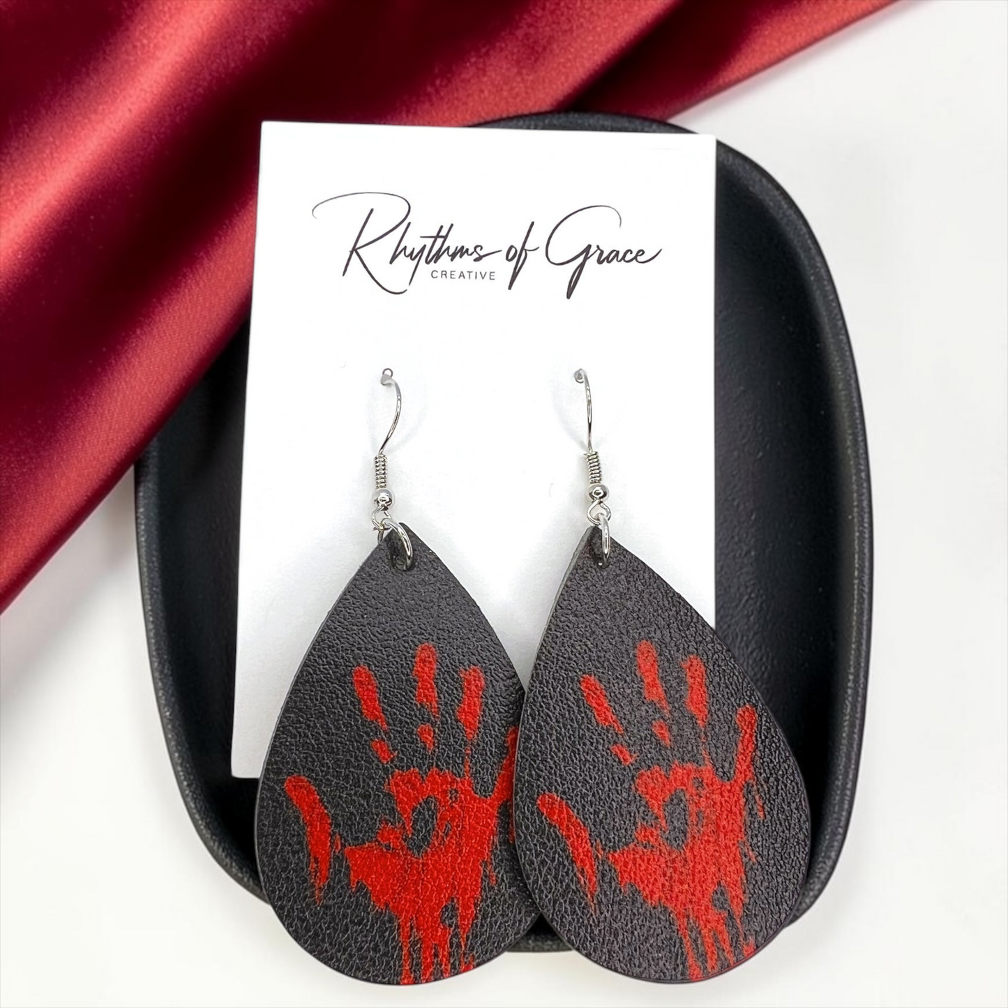 Crime Scene Chic: Spooky True Crime Dangle Earrings!