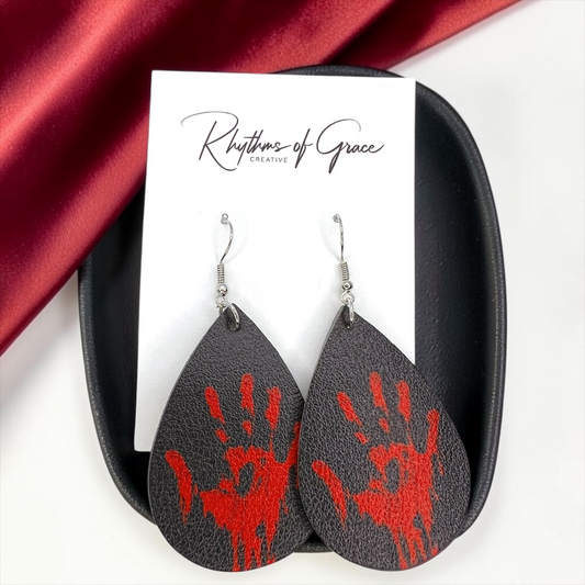 Crime Scene Chic: Spooky True Crime Dangle Earrings!