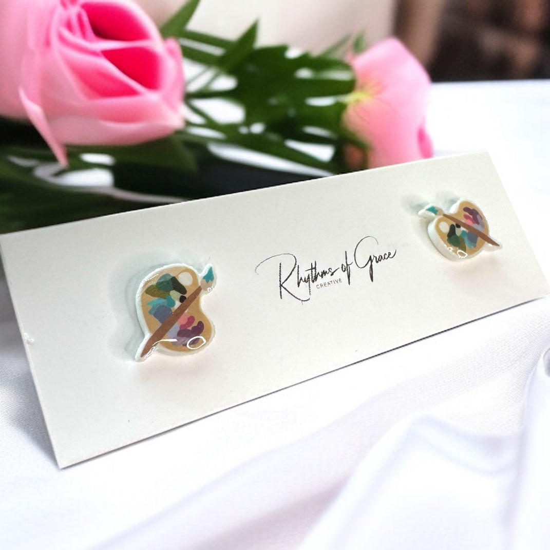 Artistic Vibes: Unique Stud Earrings for Creative Souls!