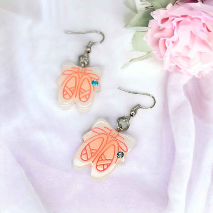 Twirl-Worthy Sparkle – Ballerina Slipper Earrings for Dancers & Dreamers🩰