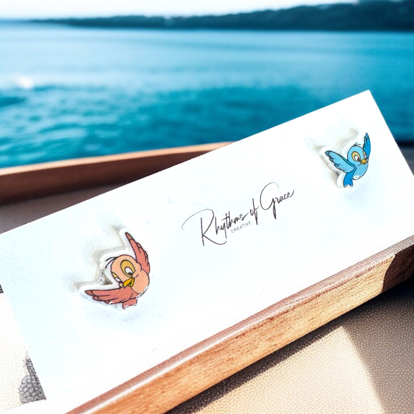 Flutter into Fairytales with Our Cartoon Bird Stud Earrings! 
