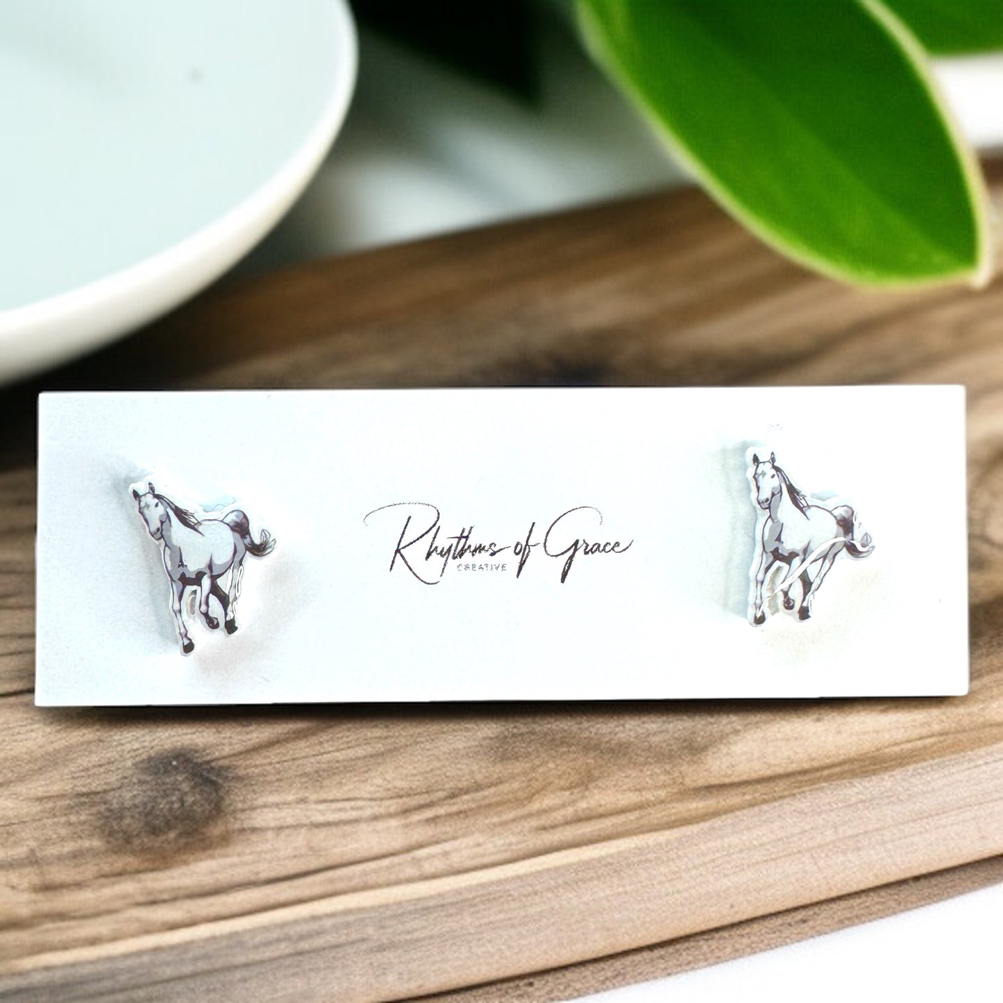 Hoofin' It in Style: Adorable Horse Stud Earrings!