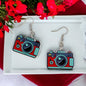 Say Cheese in Style – Cartoon Camera Dangle Earrings! 📸 - Rhythms of Grace Creative