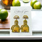 Rhinestone Tequila Dangle Earrings: Sparkle into the Fiesta!