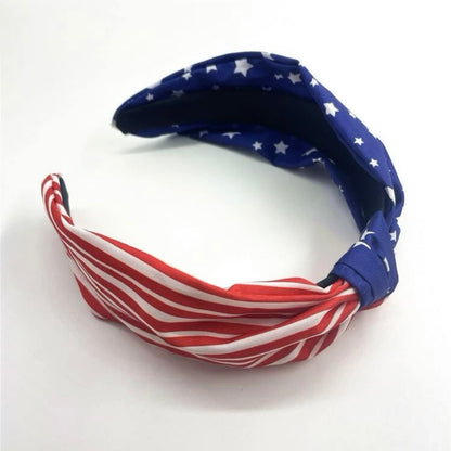 Patriotic Topknot Headband - Mare with Love & Liberty 🇺🇸 - Rhythms of Grace Creative