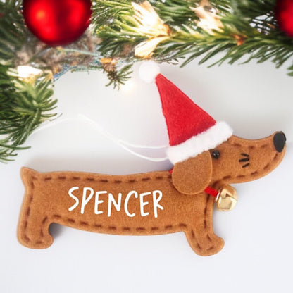 Furry Festivities: Custom Felt Dog Ornaments for Tail-Wagging Holiday Cheer!