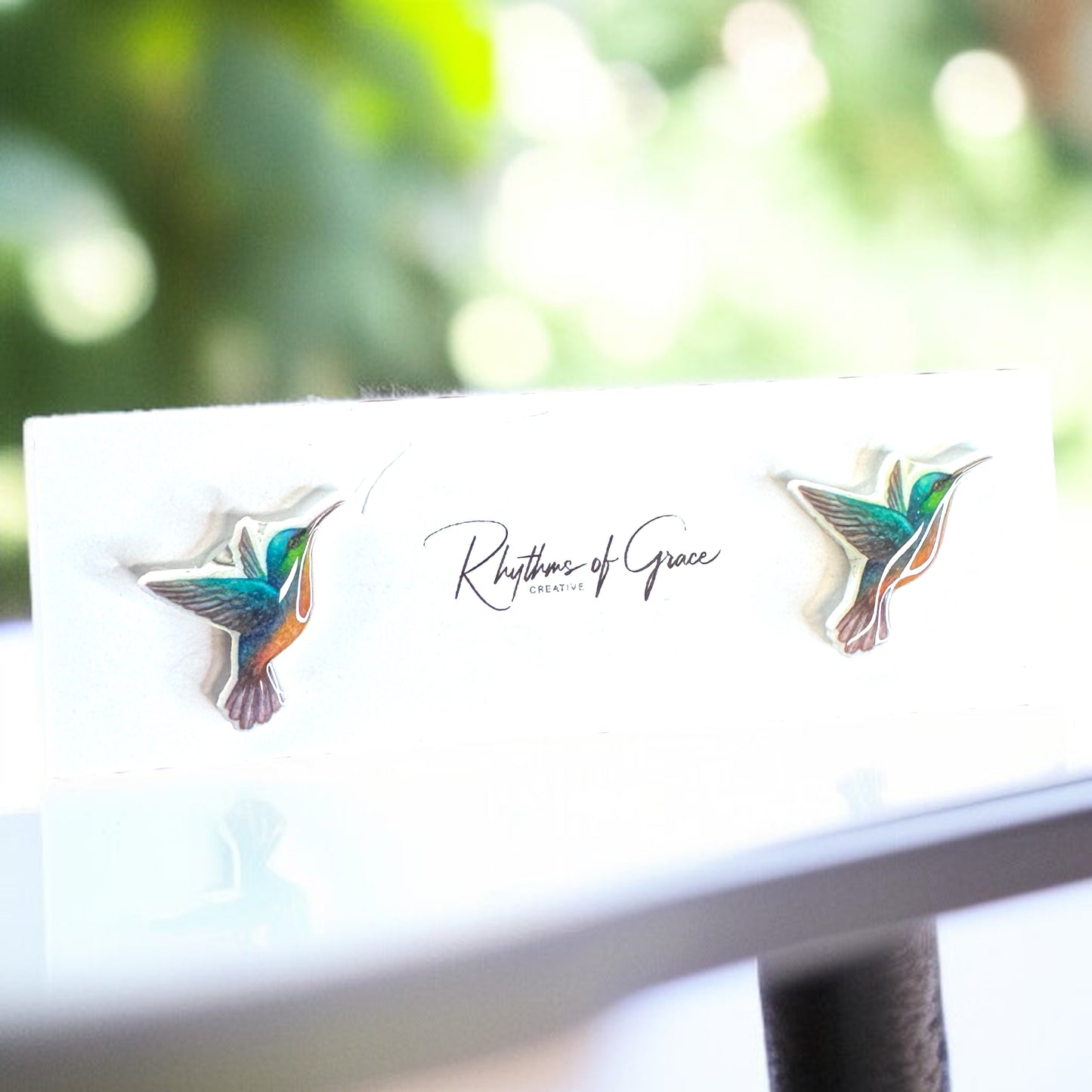 Flutter into Fashion with Hummingbird Stud Earrings!