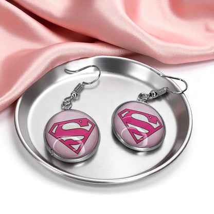 Fight Like a Girl (and Look Fabulous Doing It!) - Breast Cancer Awareness Earrings 💖