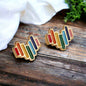 Rainbow Stud Earrings - Sparkle with Pride!