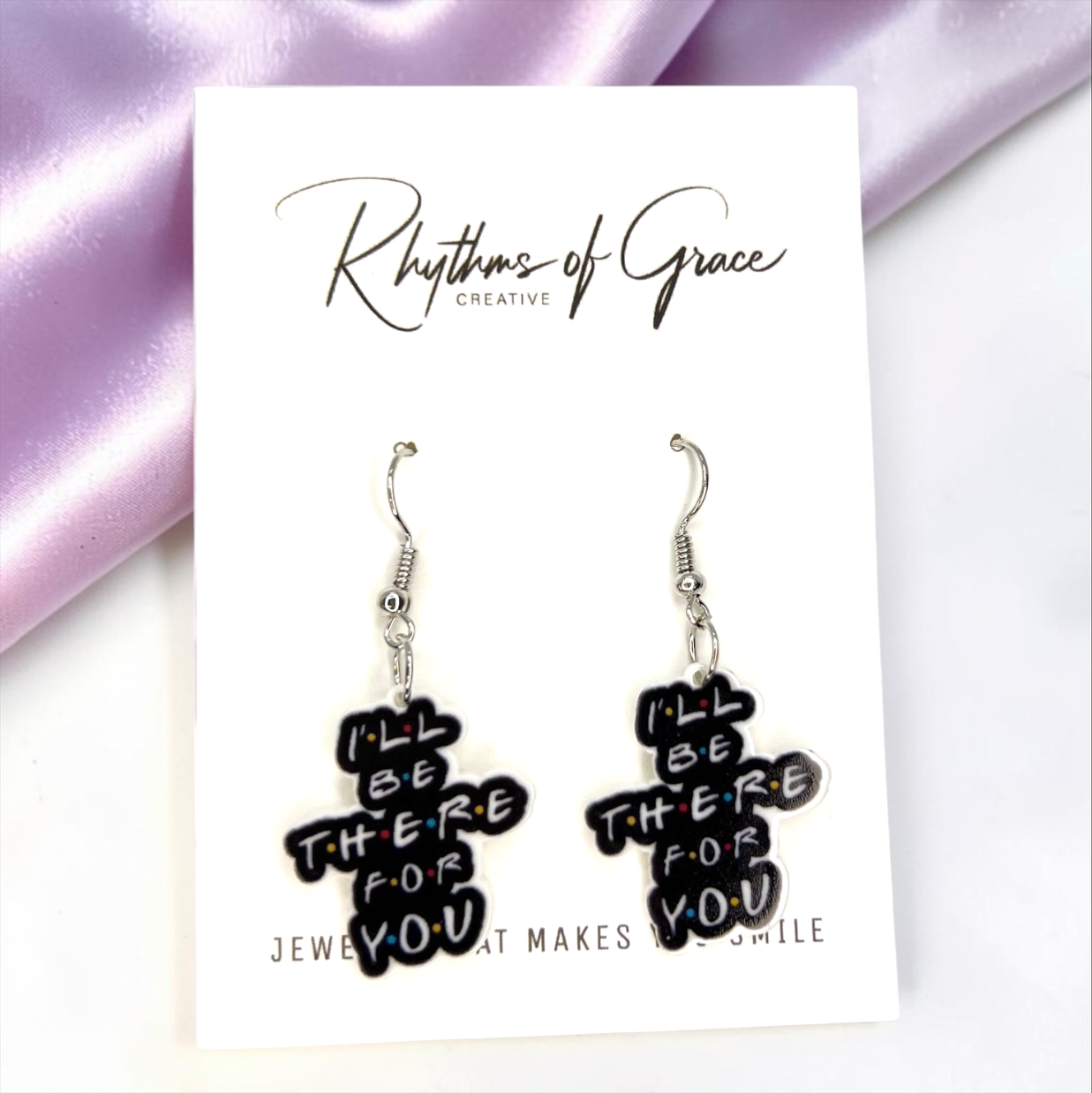 I’ll Be There For You – FRIENDS Inspired BFF Earrings