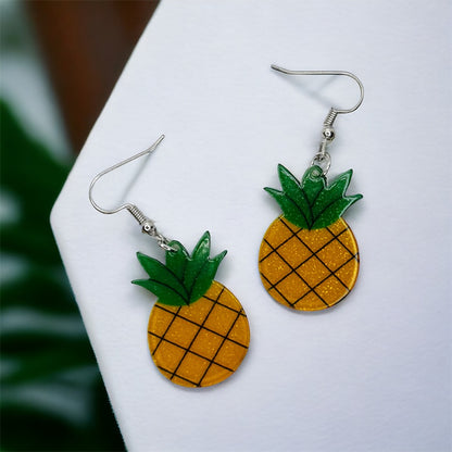 Add a Tropical Twist with Pineapple Dangle Earrings! 