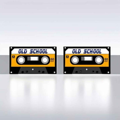 Retro Vibes: Old School Cassette Tape Stud Earrings – A Creative Soundtrack for Your Style!