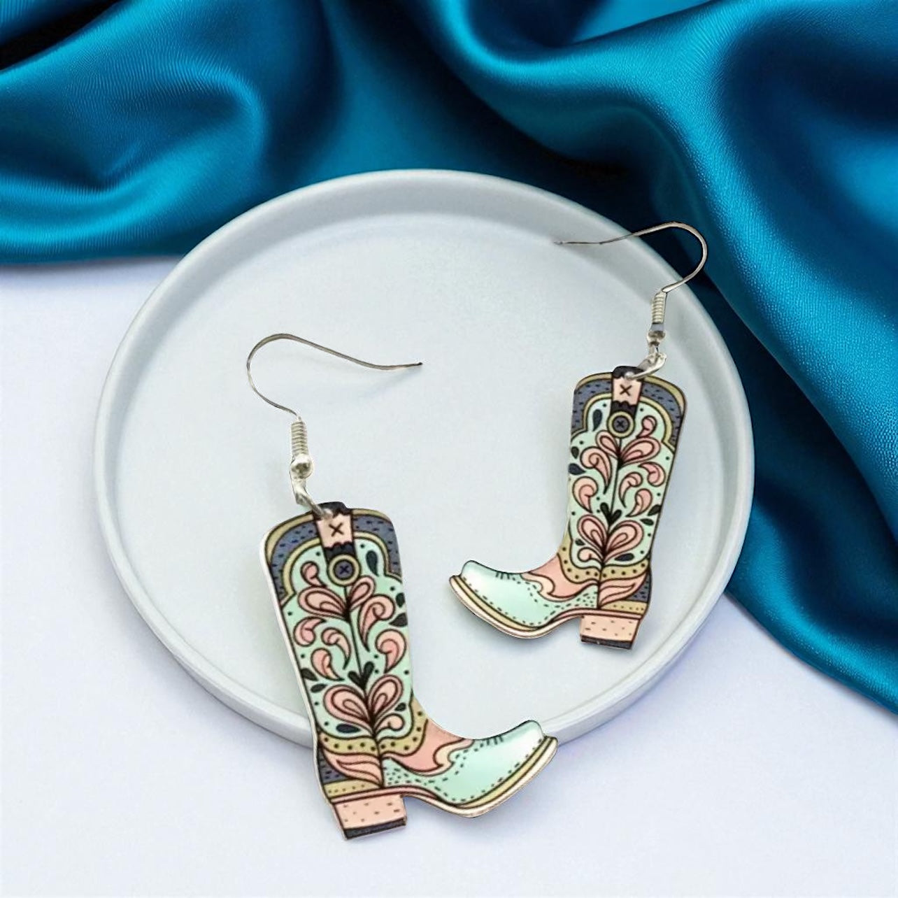 Boot Scootin' Bling: Cowgirl Boots Earrings for Your Inner Rockstar!