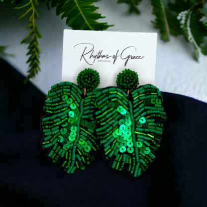 Vibrant Plant Earrings - Boho Chic Additions to Your Jewelry Box!