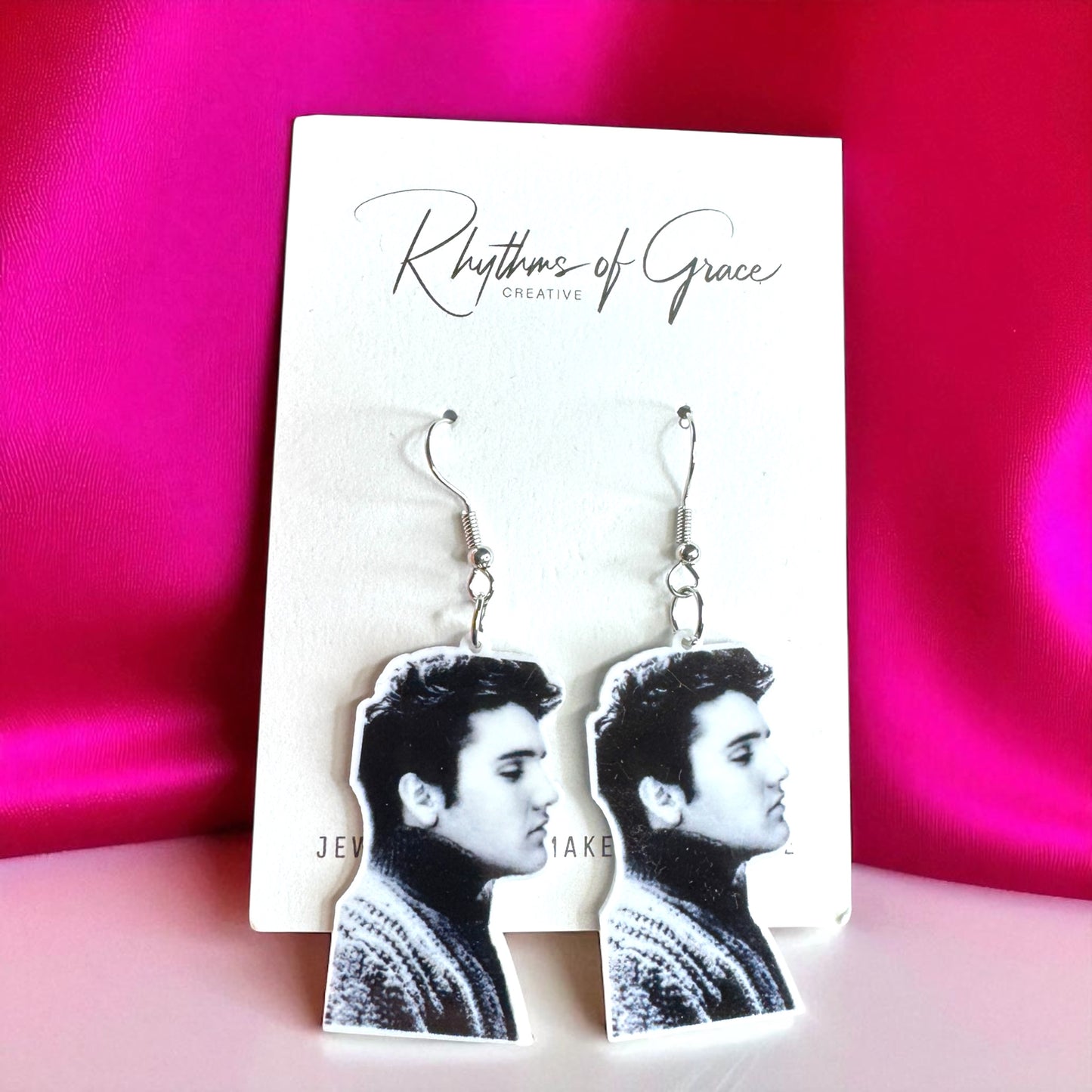 Rock Your Style: Elvis Presley Dangle Earrings - 12 Iconic Designs! 🎸