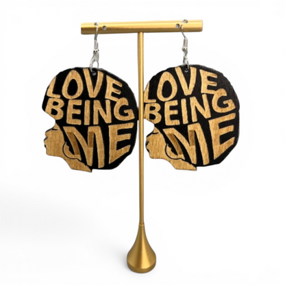 Radiate Royalty: Love Being Me African Queen Earrings!