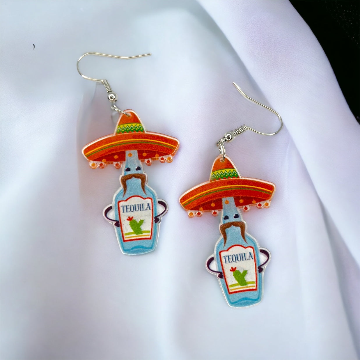 Fiesta Earrings - Dia de los Muertos, Halloween Earrings, Taco Tuesday, Tequila Earrings, Halloween Earrings, Piñata Earrings, Day of the Dead, Avocado Earrings, Cinco de Mayo - Rhythms of Grace Creative