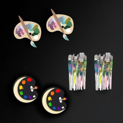 Artistic Vibes: Unique Stud Earrings for Creative Souls!