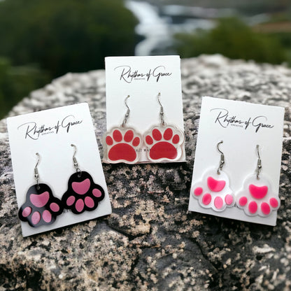 Paw Print Earrings - A Must-Have for Every Dog Lover! 🐶