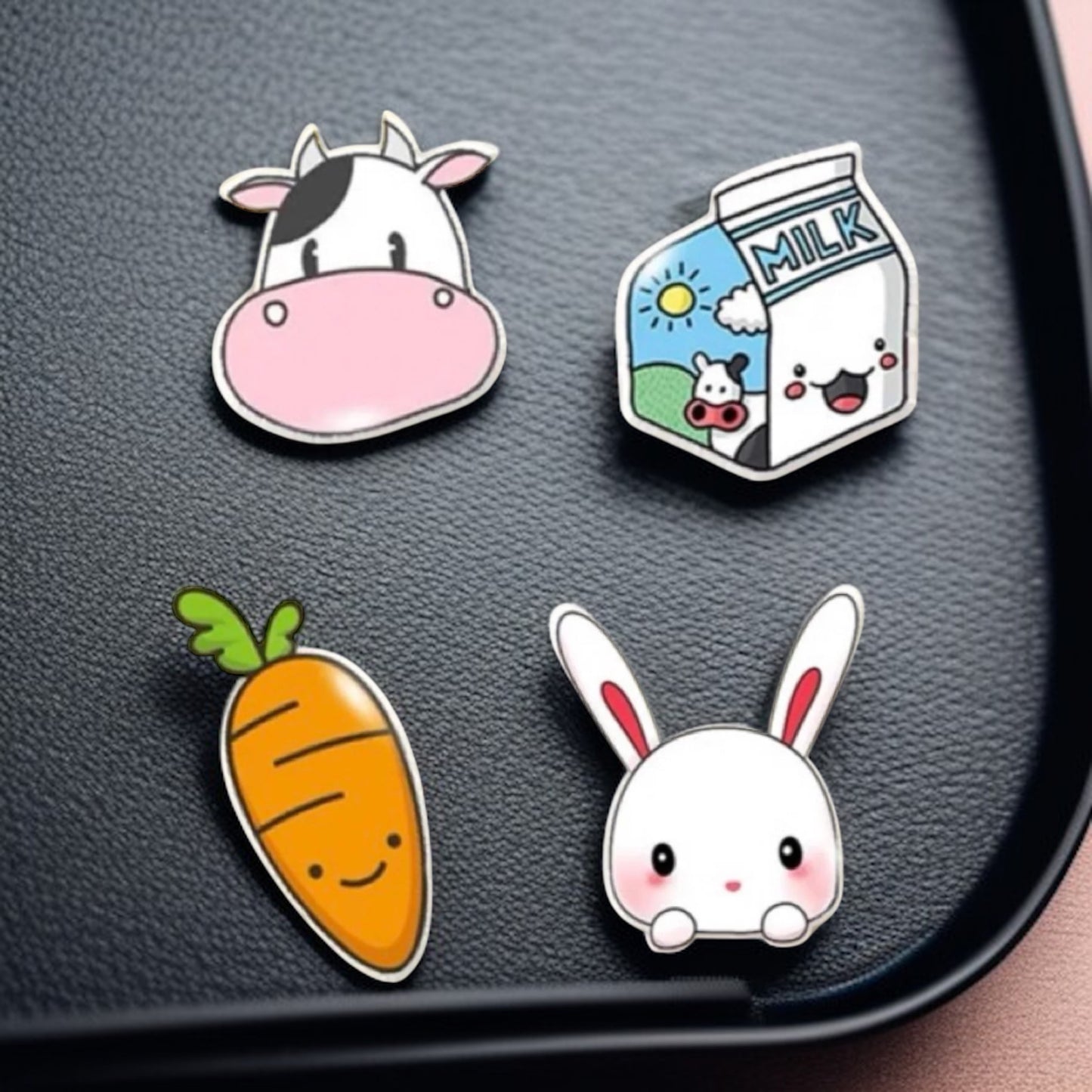 Adorable Duo Stud Earrings – Moo, Hop, and Delight! 🎉