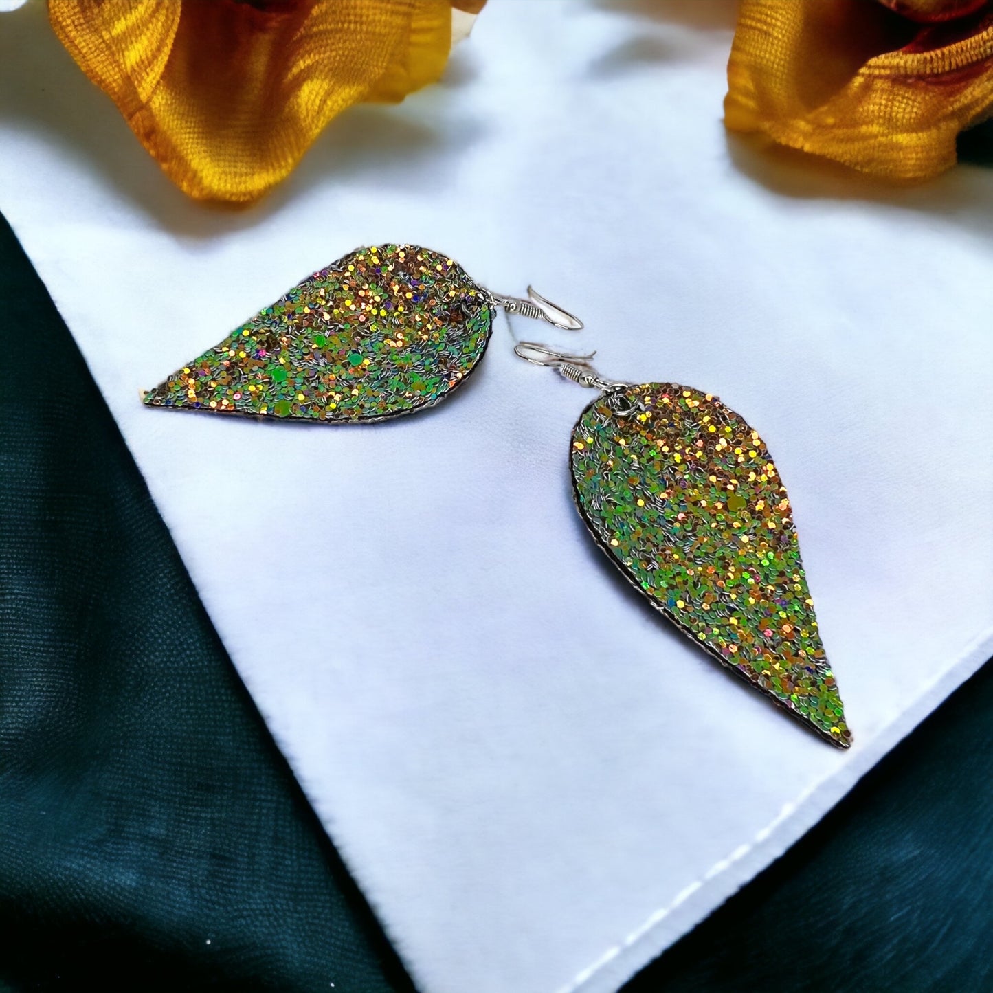 Glitter Teardrop Earrings – Where Sparkle Meets Sass ✨ - Rhythms of Grace Creative
