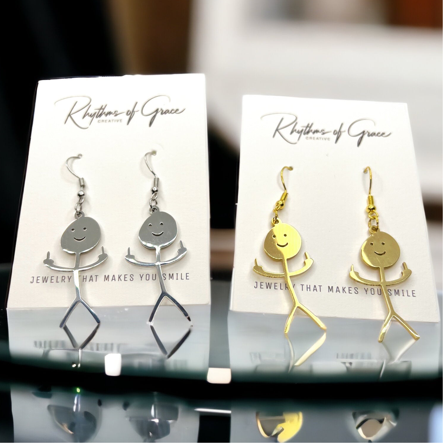 DILLIGAF Dangle Earrings: Sassy Statements for Fearless Fashion! - Rhythms of Grace Creative
