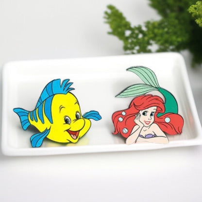 Under the Sea Sparkle: Little Mermaid-Inspired Stud Earrings!